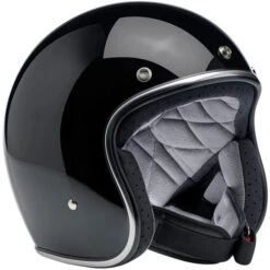 Biltwell Bonanza Helmet Solid -Motorcycle Helmet Store biltwell bonanza helmet gloss black right 77047.1585995342