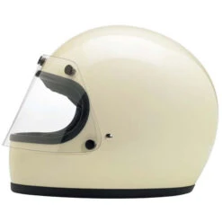 Biltwell Gringo Blast Flat Shield -Motorcycle Helmet Store biltwell gringo blast shield clear on helmet left 49582.1578608035