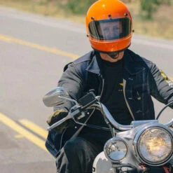 Biltwell Gringo Blast Flat Shield -Motorcycle Helmet Store biltwell gringo blast shield clear when worn 33215.1578608036