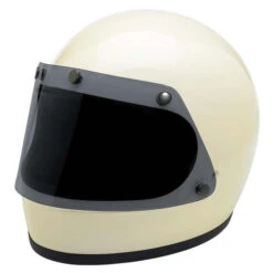 Biltwell Gringo Blast Flat Shield -Motorcycle Helmet Store biltwell gringo blast shield smoke on helmet front 09333.1578608037