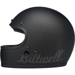 Biltwell Gringo Factory ECE Helmet -Motorcycle Helmet Store biltwell gringo factory ece 22 05 helmet flat black side 60097.1695598049