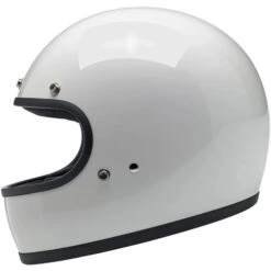 Biltwell Gringo Helmet ECE Solids -Motorcycle Helmet Store biltwell gringo helmet gloss white left 12593.1695524379