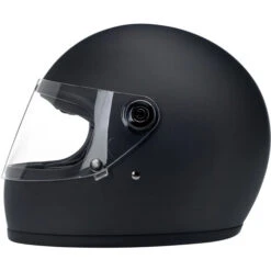 Biltwell Gringo S ECE Helmet Solids -Motorcycle Helmet Store biltwell gringo s ece 22 05 helmet flat black left 34817.1695522574