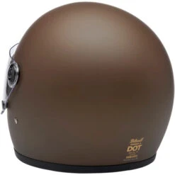 Biltwell Gringo S ECE Helmet Solids -Motorcycle Helmet Store biltwell gringo s ece 22 05 helmet flat chocolate back 34391.1695522687
