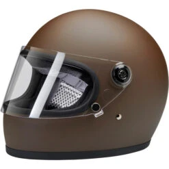 Biltwell Gringo S ECE Helmet Solids -Motorcycle Helmet Store biltwell gringo s ece 22 05 helmet flat chocolate 89362.1695522646
