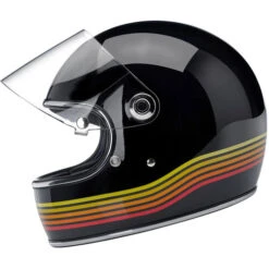 Biltwell Gringo S ECE Spectrum Helmet -Motorcycle Helmet Store biltwell gringo s helmet black spectrum left 53611.1585890266