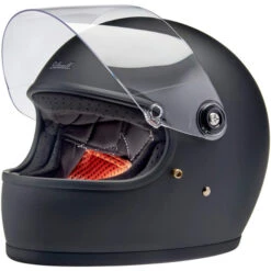 Biltwell Gringo S ECE R22.06 Helmet -Motorcycle Helmet Store biltwell gringo s helmet flat black shield up 11506.1695594310