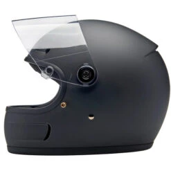 Biltwell Gringo SV Helmet -Motorcycle Helmet Store biltwell gringo sv helmet flat black left shield up 54924.1695300942