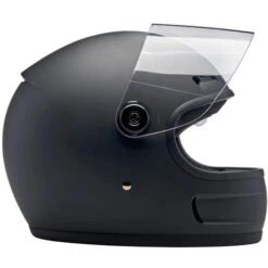 Biltwell Gringo SV Helmet -Motorcycle Helmet Store biltwell gringo sv helmet flat black right shield up 43963.1695300935