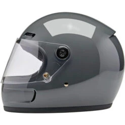 Biltwell Gringo SV Helmet -Motorcycle Helmet Store biltwell gringo sv helmet gloss storm grey left 17557.1695301032