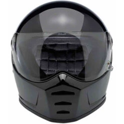 Biltwell Lane Splitter Helmet Solid -Motorcycle Helmet Store biltwell lane splitter gloss black helmet front 82823.1586044974
