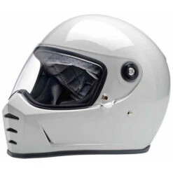 Biltwell Lane Splitter Helmet Solid -Motorcycle Helmet Store biltwell lane splitter gloss white helmet left 47262.1586044823