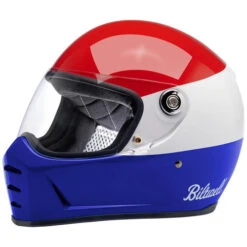 Biltwell Lane Splitter Podium Helmet -Motorcycle Helmet Store biltwell lane splitter helmet podium gloss red white blue 22349.1695309466