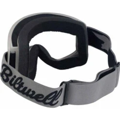 Biltwell Moto 2.0 Goggles -Motorcycle Helmet Store biltwell moto 2 script titanium goggles back 57160.1548161142