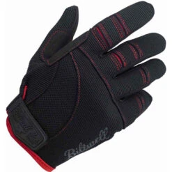 Biltwell Moto Gloves -Motorcycle Helmet Store biltwell moto gloves black red top 36843.1548295530