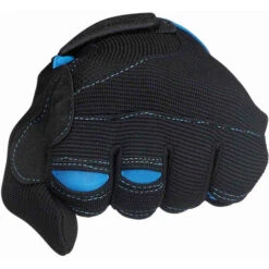 Biltwell Moto Gloves -Motorcycle Helmet Store biltwell moto gloves blue black fist 10431.1548295575