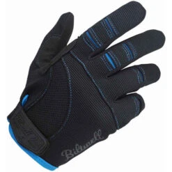 Biltwell Moto Gloves -Motorcycle Helmet Store biltwell moto gloves blue black top 71144.1548295565