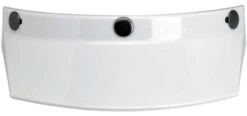 Biltwell Moto Visor -Motorcycle Helmet Store biltwell moto visor white front 63461.1519001429