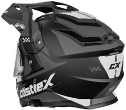Castle CX200 Wrath Dual Sport Helmet -Motorcycle Helmet Store castle cx 200 wrath dual sport helmet matte charcoal back 91846.1674769597