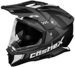 Castle CX200 Wrath Dual Sport Helmet -Motorcycle Helmet Store castle cx 200 wrath dual sport helmet matte charcoal 64179.1674769586