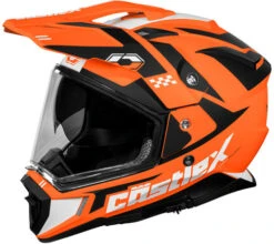 Castle CX200 Wrath Dual Sport Helmet -Motorcycle Helmet Store castle cx 200 wrath dual sport helmet matte flo orange 93755.1674722114