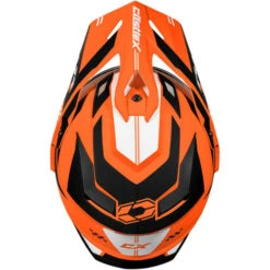 Castle CX200 Wrath Dual Sport Helmet -Motorcycle Helmet Store castle cx 200 wrath dual sport helmet matte flo orange top 39714.1674722126