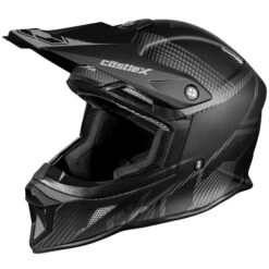 Castle CX100 Warp Helmet -Motorcycle Helmet Store castle cx100 carbon warp helmet matte black left 17919.1637843496
