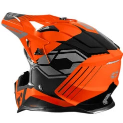Castle CX200 Sector Helmet -Motorcycle Helmet Store castle cx200 sector helmet flo orange back 25142.1637924873