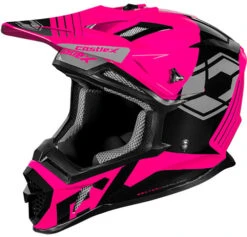 Castle CX200 Sector Helmet -Motorcycle Helmet Store castle cx200 sector helmet pink glo left 01818.1637925056