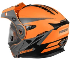 Castle X CX950 Diverge Helmet - Electric Shield -Motorcycle Helmet Store castle cx950 diverge helmet orange charcoal black electric shield back 55469.1637300701