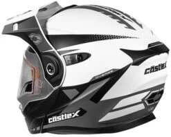 Castle X CX950 Diverge Helmet - Electric Shield -Motorcycle Helmet Store castle cx950 diverge helmet white charcoal black electric shield back 88999.1637300608