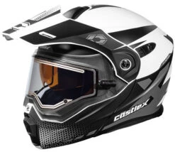 Castle X CX950 Diverge Helmet - Electric Shield -Motorcycle Helmet Store castle cx950 diverge helmet white charcoal black electric shield 05179.1637300599