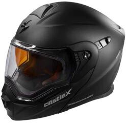 Castle X CX950 Snow Helmet - Dual Shield -Motorcycle Helmet Store castle cx950 helmet solid matte black dual shield left 07755.1637039918