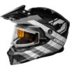 Castle X CX950 V2 General Snow Helmet - Electric Shield -Motorcycle Helmet Store castle cx950 v2 general electric shield helmet charcoal left 78812.1698723211