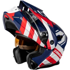 Castle X CX950 V2 General Snow Helmet - Electric Shield -Motorcycle Helmet Store castle cx950 v2 general electric shield helmet red white blue chin bar up 91217.1698723412