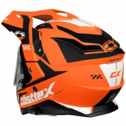 Castle X CX200 Wrath Helmet - Dual Shield 33 Castle X CX200 Wrath Helmet - Dual Shield -Motorcycle Helmet Store castle x cx200 wrath helmet dual shield black orange white back 86948.1667725590