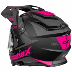 Castle X CX200 Wrath Helmet - Dual Shield 30 Castle X CX200 Wrath Helmet - Dual Shield -Motorcycle Helmet Store castle x cx200 wrath helmet dual shield black pink grey back 82496.1667725555