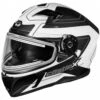 Castle X CX390 Atlas Helmet - Electric Shield -Motorcycle Helmet Store castle x cx390 atlas helmet electric shield black white 55849.1667441526