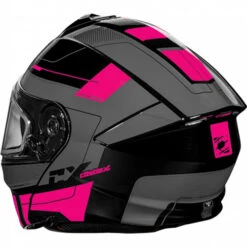 Castle X CX935 Raid Helmet - Dual Shield -Motorcycle Helmet Store castle x cx935 raid helmet dual shield black grey pink back 00888.1667705953