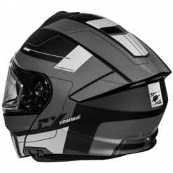 Castle X CX935 Raid Helmet - Electric Shield -Motorcycle Helmet Store castle x cx935 raid helmet dual shield black grey silver back 99466.1667708757