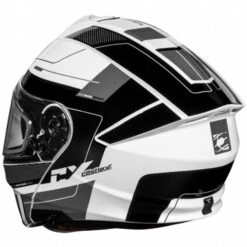 Castle X CX935 Raid Helmet - Electric Shield -Motorcycle Helmet Store castle x cx935 raid helmet dual shield black grey white back 79163.1667708841