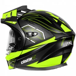 Castle X CX950 V2 Fierce Helmet - Dual Shield -Motorcycle Helmet Store castle x cx950 v2 fierce helmet dual shield black hi vis back 63296.1667636207