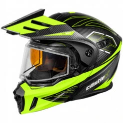 Castle X CX950 V2 Fierce Helmet - Dual Shield -Motorcycle Helmet Store castle x cx950 v2 fierce helmet dual shield black hi vis 40464.1667636200