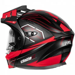 Castle X CX950 V2 Fierce Helmet - Dual Shield -Motorcycle Helmet Store castle x cx950 v2 fierce helmet dual shield black red back 43274.1667636092