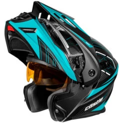 Castle X CX950 V2 Fierce Helmet - Dual Shield -Motorcycle Helmet Store castle x cx950 v2 fierce helmet dual shield black turquiose flip up 31880.1667636258