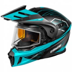 Castle X CX950 V2 Fierce Helmet - Dual Shield -Motorcycle Helmet Store castle x cx950 v2 fierce helmet dual shield black turquiose 87973.1667636255