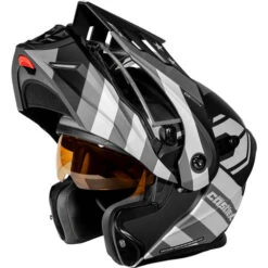 Castle X CX950 V2 General Snow Helmet - Dual Shield -Motorcycle Helmet Store castle x cx950 v2 general dual shield helmet charcoal chin bar up 36700.1698728260