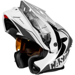 Castle X CX950 V2 Wake Helmet - Dual Shield -Motorcycle Helmet Store castle x cx950 v2 wake helmet dual shield black white flip up 97507.1667630277