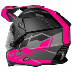 Castle X Mode Trance Helmet - Electric Shield -Motorcycle Helmet Store castle x cxmode trance helmet dual shield black pink back 63375.1667454912