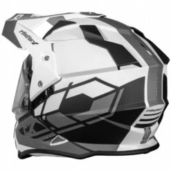 Castle X Mode Trance Helmet - Electric Shield -Motorcycle Helmet Store castle x cxmode trance helmet dual shield black white back 15304.1667454861